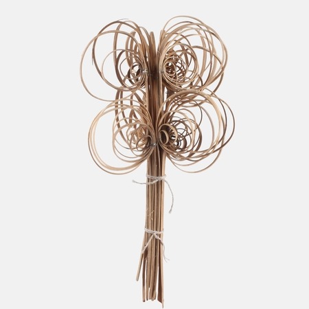 cane-coil-mini_a25c-450x450 Cane coil stems – this natural curly cane bunch is an unusual filler in floral bouquets and dried flower arrangements. Each looped piece is held in place with a small metal staple. The natural cane is in variable shades of parchment through sand, beige and grey.
