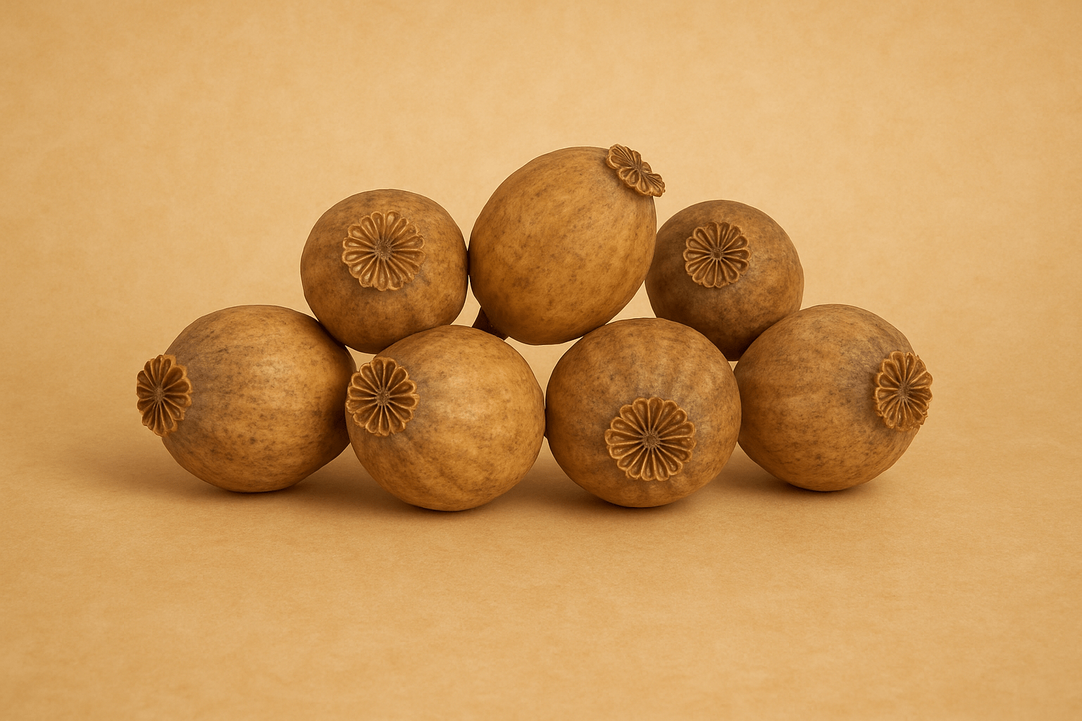 Austrian Large, Medium & Small | Poppy Capsules, Poppy Pods | Without Seeds | Dried & Without Shank | Craft Supplies & Decoration (1.8 LBS)